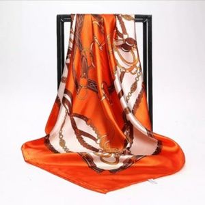 Large silk scarf